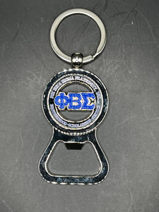 Phi Beta Sigma Fraternity, Inc. Bottle Opener Keychain