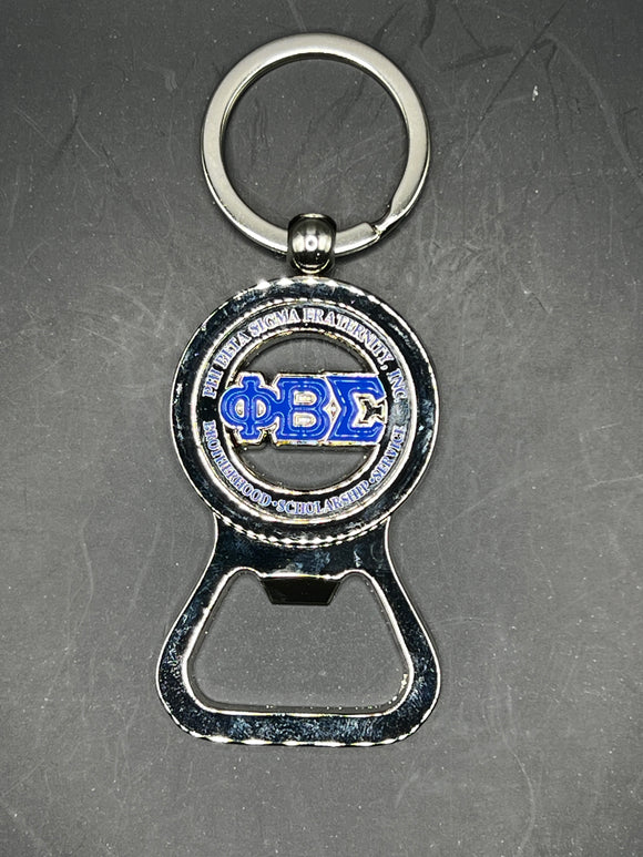 Phi Beta Sigma Fraternity, Inc. Bottle Opener Keychain