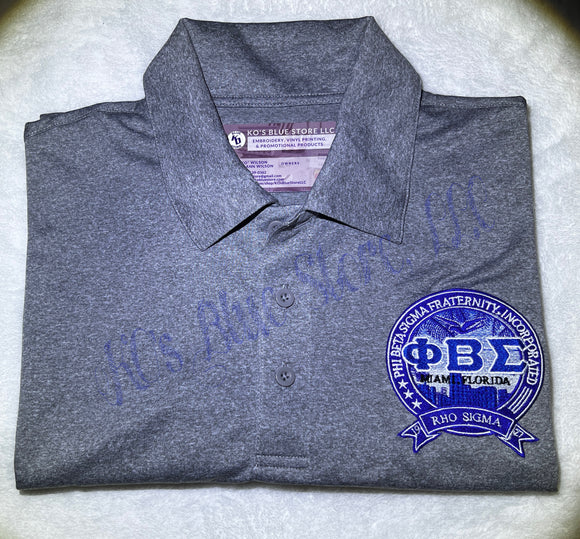 Customized Rho Sigma Chapter Polo