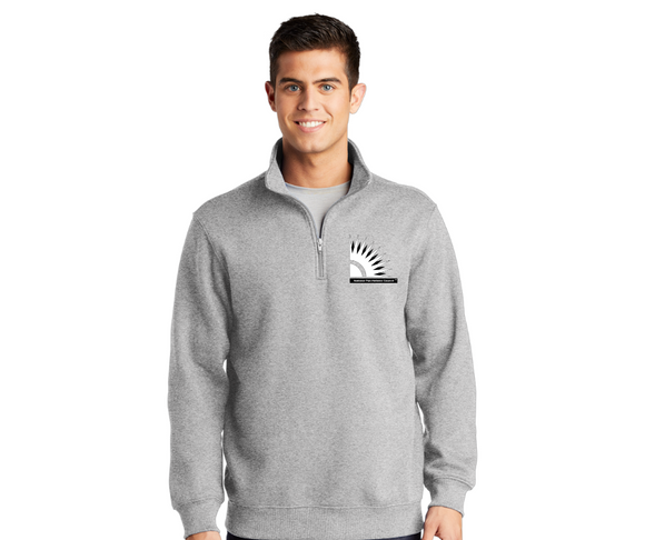 NPHC -1/4 Zip Pullover Sweatshirt (Athletic Heather)