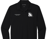 NPHC (National Pan-Hellenic Council) Long Sleeve Polo - BLACK