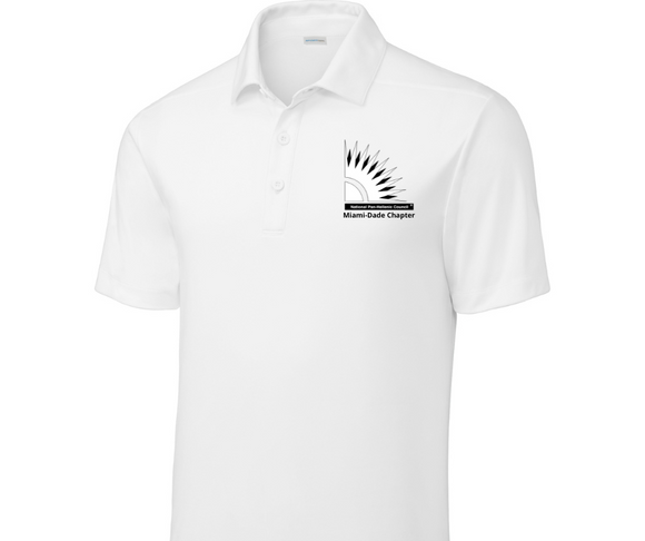 NPHC (National Pan-Hellenic Council) Short Sleeve Polo - WHITE