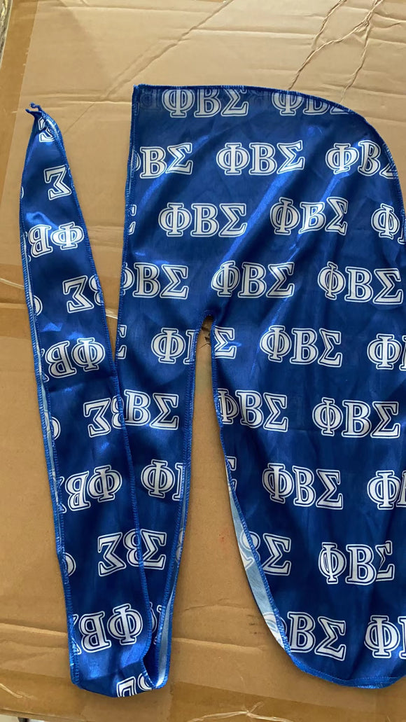 Phi Beta Sigma Custom Printed Durag