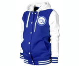 Zeta Phi Beta Beta Hooded Fleece Letterman Jacket