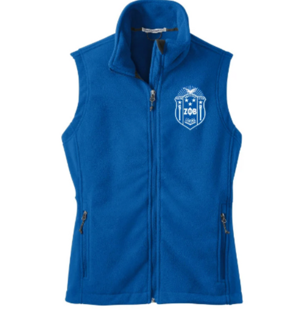 Zeta Phi Beta Fleece Vest
