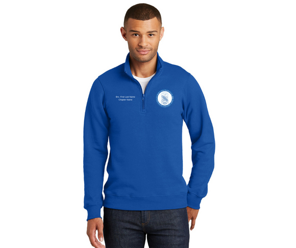 Phi Beta Sigma Fraternity 1/4 Zip Pullover Sweatshirt