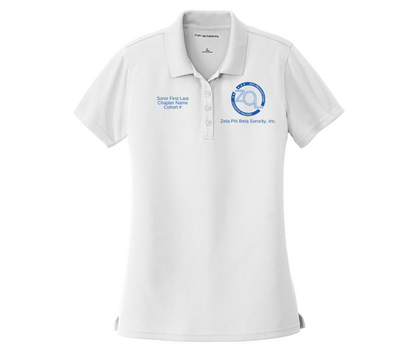 Zeta Phi Beta Sorority, Inc. Zeta Organizational Leadership (ZOL) Customized Polo