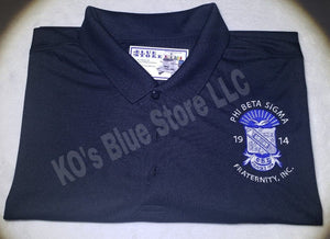 Phi Beta Sigma Fraternity Customized Polo w/Crest