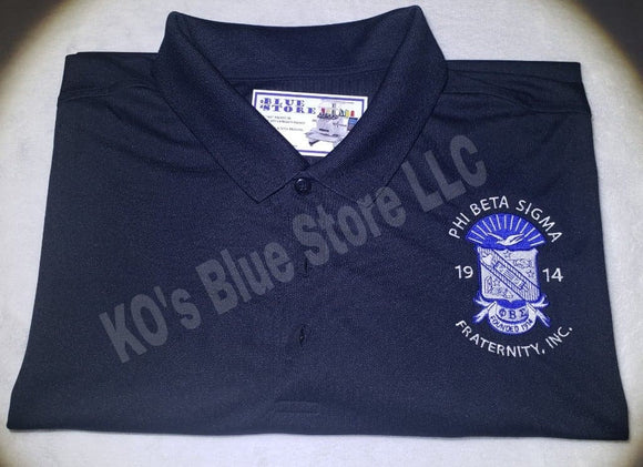 Phi Beta Sigma Fraternity Customized Polo w/Crest