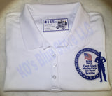 Zeta Phi Beta White Military Initiative Polo