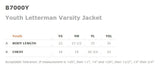 Zeta Phi Beta Youth Fleece Letterman Jacket